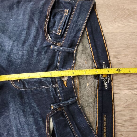Lucky Brand Jeans Size 6 Cate Stacked Skinny Low Rise Medium Dark Wash Denim - Picture 9 of 12